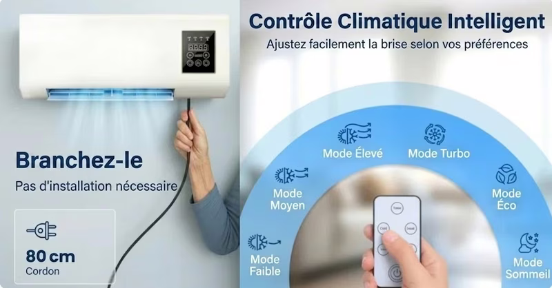 Gros plan d'un refroidisseur portable moderne avec un affichage numérique de la température.